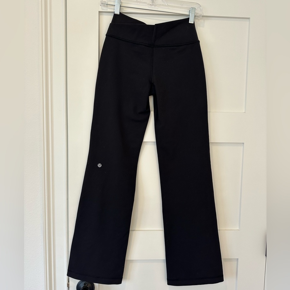 Lululemon Astro Criss Cross Waistband Flared Leg Yoga Pant - Picture 2 of 4